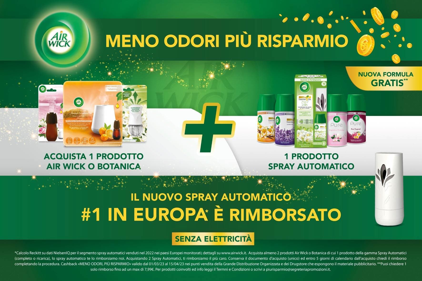 Air Wick ti rimborsa il 100% del diffusore Armonia Istantanea - scontOmaggio